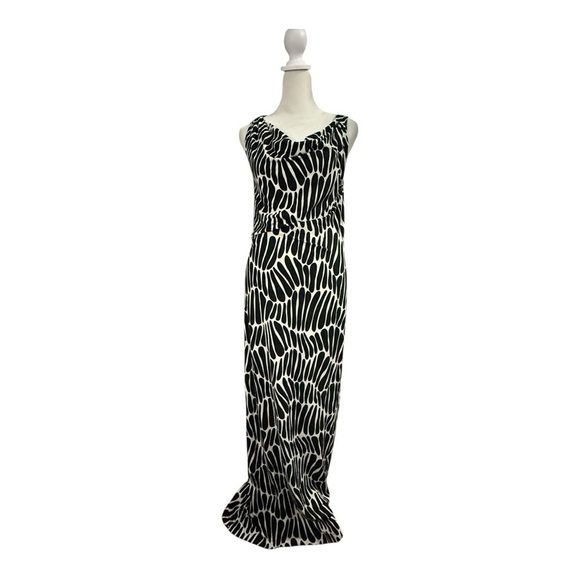 Tommy Bahama Dresses & Skirts - Tommy Bahama Black White Abstract Print Maxi Small Petite